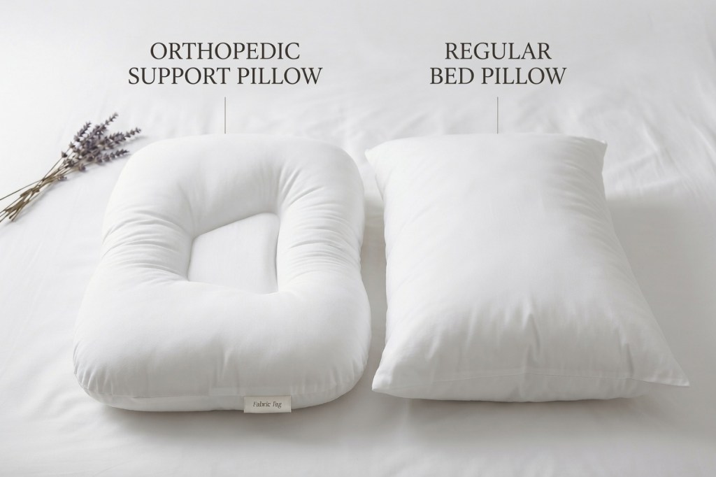 Orthopedic neck pillow