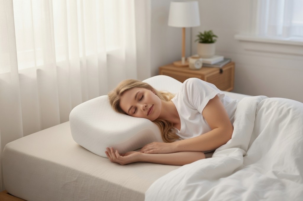 Therapeutic Pillow for Neck Pain: Wake Up without&nbsp;Stiffness